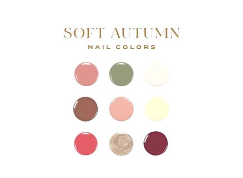 Soft Autumn Nail Colors, Soft Autumn Nails, Autumn Nail Colors, Soft Autumn Makeup, Summer Color Palettes, Soft Autumn Palette, Autumn Soft, Colour Analysis, Autumn Nail