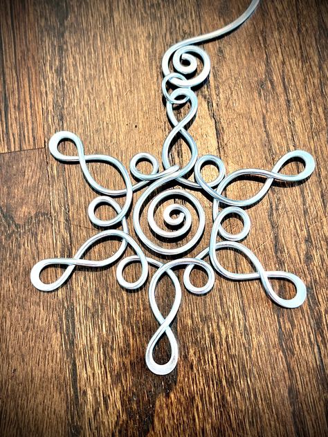 Wire Christmas Ornaments, Wire Snowflake, Job Video, Wire Sun, Wire Christmas Tree, Wire Twisting, Wire Bookmarks, Floating Tea Cup, Copper Ornaments