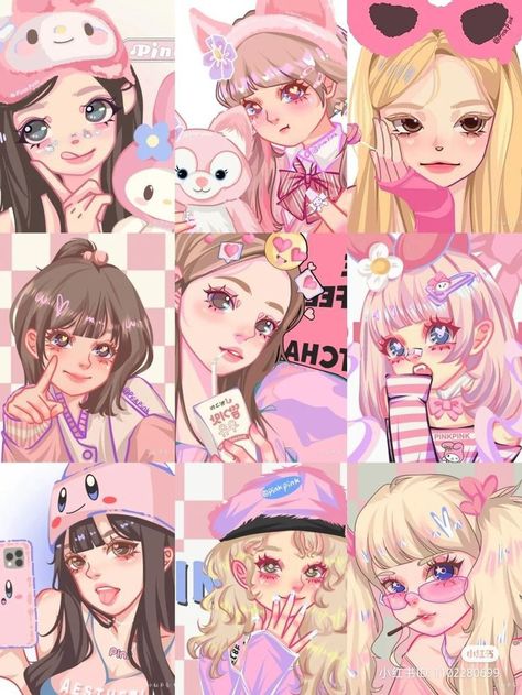 Cool Text Symbols, Seni Korea, Markers Drawing Ideas, Doll Drawing, Cat Calendar, Fashion Illustrations Techniques, Cute Food Drawings, Doll Cute, Cute Doodle