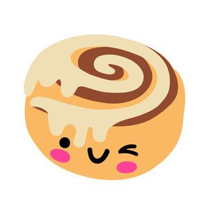 kawaii cinnamon bun Kawaii Food Cartoon, Cute Cartoon Food Drawings, Cartoon Food Drawings, Cartoon Food, Food Kawaii, Cute Cartoon Food, Kawaii Clipart, Food Cartoon, Cute Food Drawings