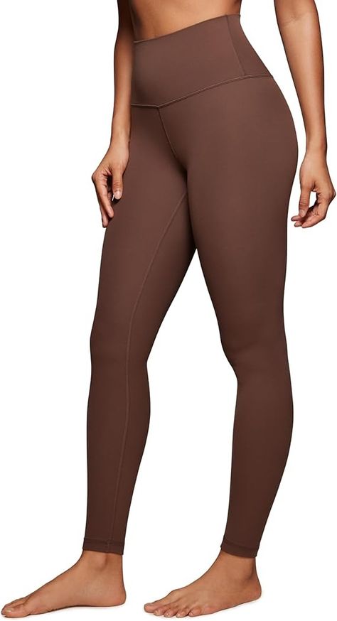 Amazon.com: CRZ YOGA Butterluxe High Waisted Lounge Legging 28'' - Workout Leggings for Women Buttery Soft Yoga Pants Coffee Brown XX-Small : Clothing, Shoes & Jewelry Brown Lululemon Leggings, Brown Lululemon, Soft Yoga, Crz Yoga, Leggings For Women, Brown Top, Lululemon Leggings, Workout Leggings, Yoga Pants