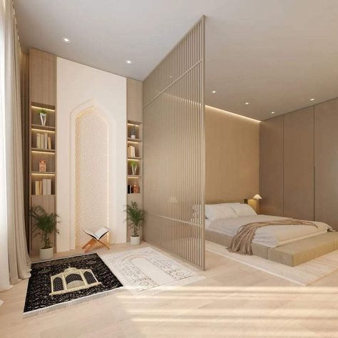 Dream Bedroom Luxury, Cozy Bedroom Decor Ideas, Love Bedroom, Muslim Prayer Room Ideas, Islamic Interior Design, Cozy Bedroom Decor, Room Decor Tips, Stylish Room Decor, Cozy Bedroom Design