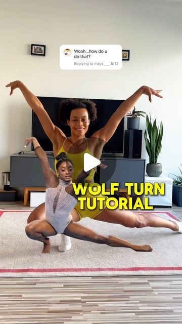 Floor Routine Gymnastics, Artistic Gymnast, How To Do Gymnastics, Gymnastics Stunts, Rhythmic Gymnast, Gymnastics Drills, Rhythmic Gymnastics Training, Gymnastics Floor, Gymnastics Tricks