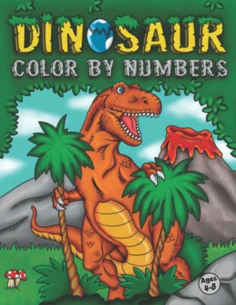 Why are you going to love the color with numbers dinosaurs books? Your kid will learn new things about prehistoric creatures just by coloring them They will develop skills, such as coloring between the lines and following a certain pattern that is given You will develop their creativeness They will get a new productive hobby that will keep them entertained for a long time They will be engaged in a fun but also educational activities Girls Are Awesome, Numbers For Kids, Dinosaur Coloring, Time Kids, Color By Numbers, Color By Number, Books For Kids, Kids Discover, Books For Boys