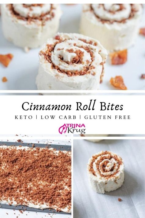 Keto Cinnamon Roll Bites Healthy Cinnamon Roll, Cinnamon Roll Bites, Keto Cinnamon Roll, Healthy Cinnamon Rolls, Diet Desserts Recipes, Keto Pumpkin Pie, Keto Cinnamon, Keto Cinnamon Rolls, Fat Bomb