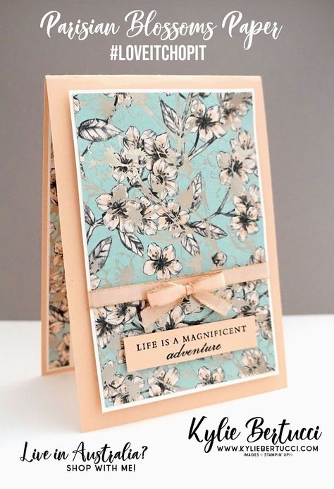 kyle bertucci stampin up demonstrator site - Yahoo Image Search Results 6x6 Dsp One Sheet Wonder, One Sheet Wonder, Australia Living, Card Ideas, Image Search, Stampin Up, Blossom, Wonder