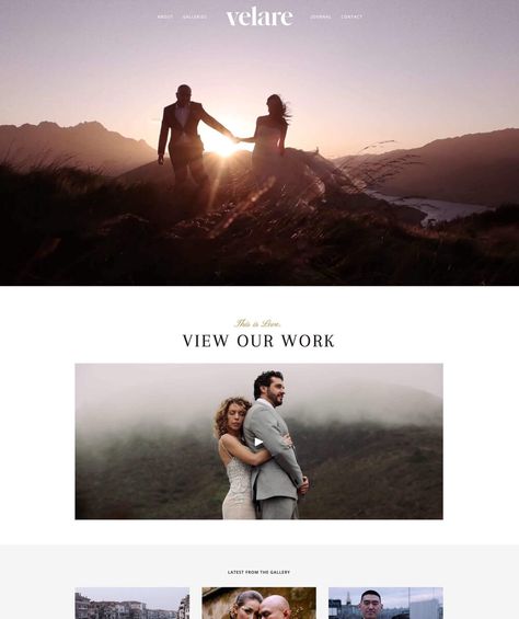 Wedding Videographer Website, Videographer Website, Videographer Branding, Videographer Portfolio, Wedding Website Design, Website Examples, Ecommerce Websites, Branding Inspo, Branding Website