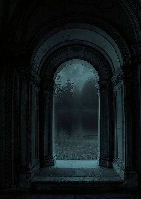 Door, Landscape, Fantasy, Forest, Night, Nature Dark Academia Iphone Wallpaper, Dark Academia Wallpaper, Arch Architecture, Fantasy Worlds, Academia Wallpaper, Slytherin Aesthetic, Fantasy Forest, Tyler Joseph, Fantasy Aesthetic