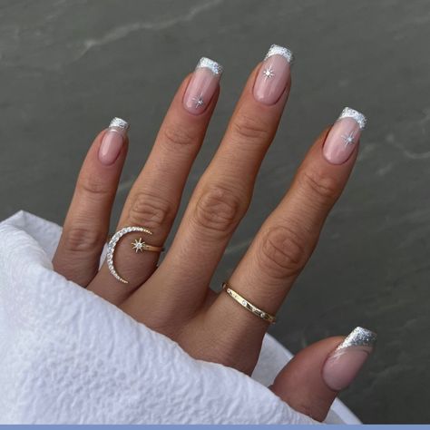 Old Nail Designs, Sqaure Nails, Short Nail Inspo, Multicolored Nails, Builder Gel Nails, Winter Nails Acrylic, Simple Gel Nails, Summery Nails, Short Nail