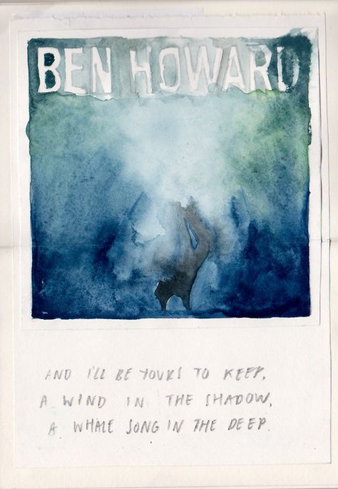 Ben Howard - Only Love Ben Howard Lyrics, Ben Howard, Whale Song, Lyrics To Live By, Beautiful Poetry, Soundtrack To My Life, Love Band, Favorite Lyrics, Sing To Me