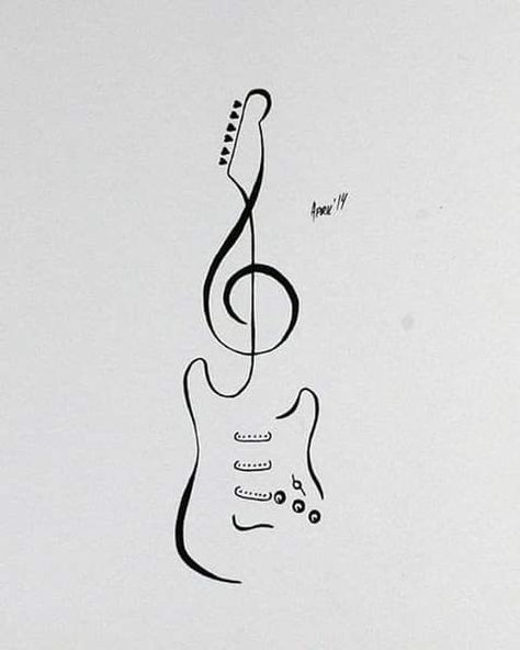 Unique guitars Music Guitar Tattoo, Guitar Tattoo Design, Tattoo Music, Music Note Tattoo, Guitar Tattoo, Music Tattoo Designs, Note Tattoo, Tattoo Sketch, Music Tattoo