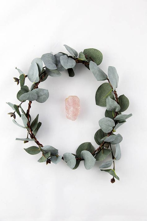 Succulent Wedding Crown, Eucalyptus Crown, Greenery Crown, Succulent Bridal Crown, Lavender Eucalyptus Flower Crown, Bridal Halo, Silver Dollar Eucalyptus, Wedding Hair Wreath, Floral Headpiece