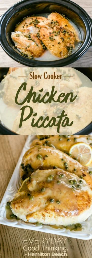 Chicken Piccata Easy, Chicken Scallopini, Piccata Recipe, Chicken Piccata Recipe, Chicken Piccata, Steak Fajitas, Crockpot Recipes Slow Cooker, Crock Pot Cooking, Keto Desserts