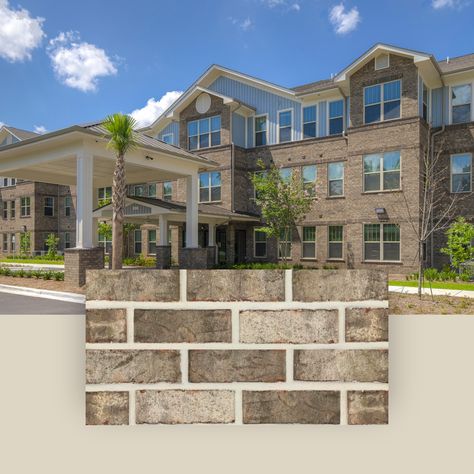 COMMERCIAL Spotlight ✨ Brick is trending, and it’s easy to see why!

When it comes to making a senior living facility like this feel like home, it’s about more than just functionality. It starts with the exterior design. Our Evelyn Bay brick offers the perfect blend of aesthetic appeal and practical benefits, making it a popular choice for commercial builders aiming to create a welcoming and comforting aesthetic. Comforting Aesthetic, Commercial Exterior, Senior Living Facilities, Brick Companies, Boost Curb Appeal, Paver Stones, Exterior Inspiration, Stone Gallery, Brick Exterior House