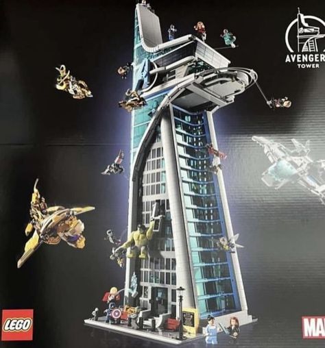 Avengers Tower! Now this. I can get behind :) . . . . . #legonews #LEGO #legos #legofan #legofans #legomania #legomarvel #marvel… | Instagram Avengers Tower, Avengers Universe, Lego Marvel's Avengers, Shop Lego, Marvel Gifts, Lego Marvel Super Heroes, Projects For Adults, Lego Builder, Tower Building