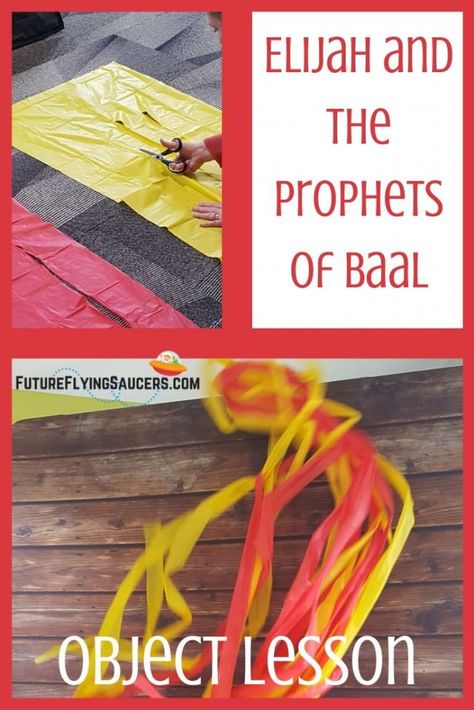 Elijah and the Prophets of Baal Object Lesson for Kids One True God Craft, Elijah And The Prophets Of Baal Activity, Elijah Bible, Spiritual Education, Scuba Vbs, Childrens Ministry Curriculum, Bible Object Lessons, Children Church, Bible Teaching