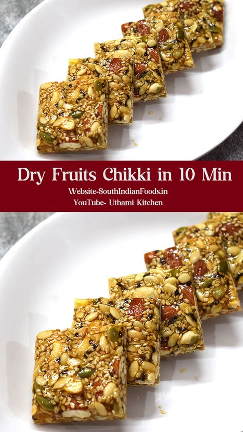 #creativeworld #creativeworldrecipes #10minrecipes #indianfood #indianrecipestamil #kongunadurecipes #tamilnadurecipes #southindianfood #tamilnaducuisine #southindianrecipes #dryfruitschikki #mixednutschikki #healthysnacks #snackboxideas #snacksforchildren #dryfruits #instantchikki #proteinsnacks Dry Fruit Chikki Recipe, Dry Fruit, Dry Fruits, Mixed Nuts, Snack Box, Indian Recipes, Dried Fruit, Recipe Box, Indian Food Recipes