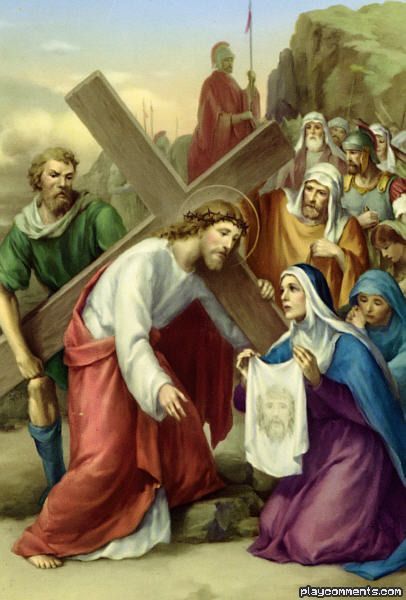 . Station Of The Cross, Sorrowful Mysteries, Carrying The Cross, St Veronica, Corpus Domini, Way Of The Cross, Bible Things, Jesus Face, Stations Of The Cross