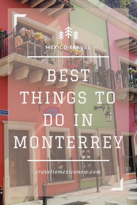 Colorful building painted in red, green, and pink and with some balconies with flowerpots on top. Things To Do In Monterrey Mexico, Monterey Mexico, Mexico With Kids, Mexico Bucket List, Mexico City Travel, Mexico Food, Bear Hugs, Mexico Destinations, Outdoor Cafe