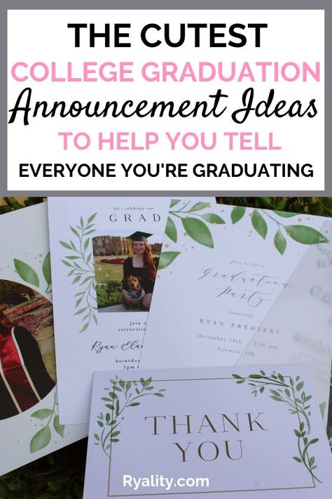 In loooove with the botanical themed college graduation announcement ideas. #5 is my fav I'm def stealing the idea #collegegraduationannouncementexamples Graduation Announcement Ideas Wording, College Announcement Ideas, College Graduation Announcement Ideas, Graduation Announcement Ideas, Graduation Announcements Wording, College Grad Announcements, College Announcements, Senior Announcements, Senior Graduation Announcements