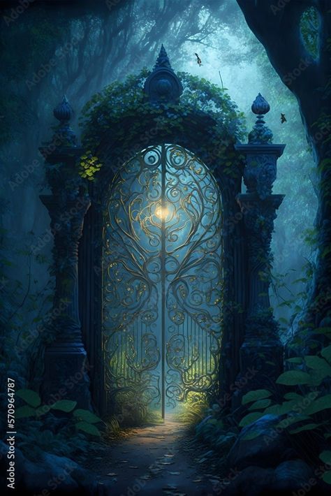 8d Wallpaper, Fantasy Gate, Midevil Castle, Fantasy Locations, Magic Realms, Whimsical Aesthetic, Emotional Painting, Moon Kingdom, Beautiful Ruins