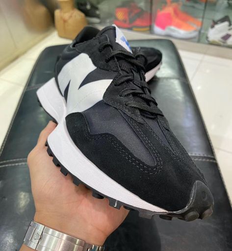 New Balance 327 Black White Release Date - Sneaker Bar Detroit New Balance 327 Black White, New Balance 327 Black, Black Women Outfit Ideas, Women Outfit Ideas, Tactical Fashion, Sneaker Bar, New Balance 327, Women Outfit, Mens Casual