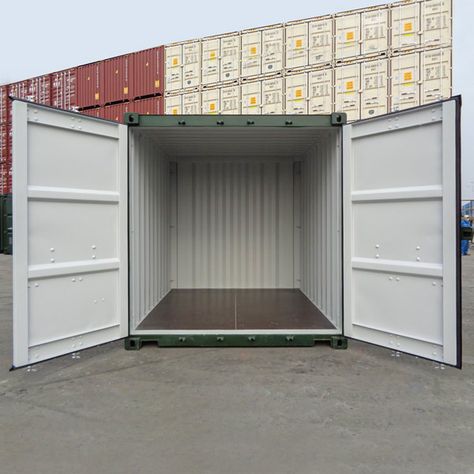 10ft Dry Van Container | All Containers | Container Sales Used Shipping Containers, Containers For Sale, Shipping Container, Double Doors, The Uk, Van, Quick Saves, Pie