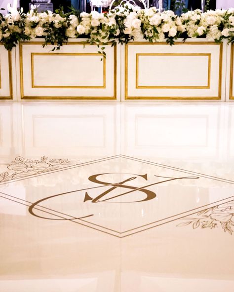 Initial Name Wedding Backdrop, Wedding Floor Wrap Designs, Custom Dance Floor Wedding Reception, Wedding Dance Floor With Initials, Wedding Dance Floor Initials, Customized Dance Floor, Dance Floor Monogram Wedding, Dance Floor With Initials, Custom Wedding Dance Floor