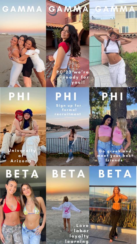 Sorority Recruitment Graphics Go Greek, Recruitment Instagram Stories, Sorority Recruitment Posts, Instagram Story Ideas Sorority, Sorority Social Media Posts, Sorority Instagram Story Ideas, Sorority Instagram Graphics, Tabling Ideas Recruitment, Sorority Instagram Post Ideas