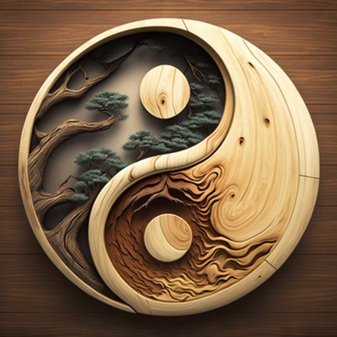 Yin Yang Wood Carving Gift for Mom Dad Son Daughter Aunt Uncle Teacher Friend Birthday Christmas - Etsy Art Sculpture En Bois, School Anime, Girl Uniform, Yin Yang Art, Uniform School, Pink Anime, Art Chinois, Sketching Techniques, Hair Anime