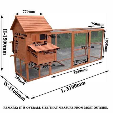 Tinnapet X-Large 3M Chicken Coop Hen house Chook Hutch Cage With Big Run Online Pets Shop, Ship Australia Wide Chicken Coop Plans Free, Chicken Coop Blueprints, Hen Coop, Easy Chicken Coop, Chicken Coop Garden, Chicken Shed, Chicken Barn, Poultry House, Diy Chicken Coop Plans