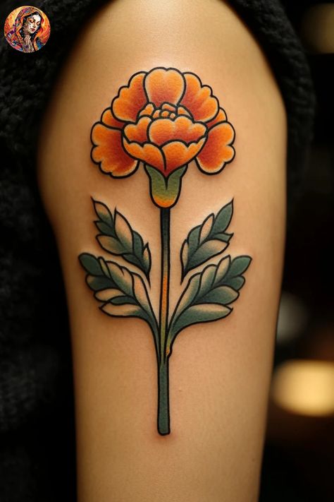 Discover 50+ stunning carnation flower tattoo designs for women! Explore colorful, simple, small, and intricate designs with various placements like back, arm, or with names incorporated. Whether you prefer vibrant colors or subtle outlines, find the perfect carnation tattoo inspiration here. Traditional Carnation Tattoo, Carnation Flower Tattoo, Carnation Tattoo, Flower Tattoo Ideas, Orchid Tattoo, Pink Tattoo, Carnation Flower, Flower Tattoo Designs, Back Tattoos