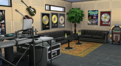 It's all about clutter Sims 4 Dj Cc, Sims 4 Recording Studio Cc, Sims 4 Recording Studio, Sims 4 Music Studio, Sims 4 Photography Studio, Sims 4 Music Cc, Sims 4 Studio, Episode Interactive Backgrounds, Mod Decor