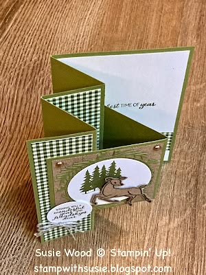 Double Z Fold Christmas Cards Ideas, Accordian Fold Card Ideas, Folded Cards Tutorial, Fun Fold Cards Tutorials Templates Free, Stampin Up Fancy Fold Cards, Folded Christmas Cards, Greeting Card Ideas, Stampin Up Weihnachten, Accordion Cards