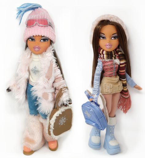 Bratz Winter Outfit, Bratz Wintertime Wonderland, Bratz Characters, Bratz Yasmin, Bratz Doll Outfits, Brat Doll, Bratz Inspired Outfits, Diy Clothes Design, Figure Photo