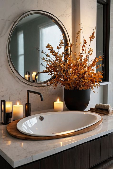 Fall Furniture , Autumn Cozy Fall ,Decor Easy Fall ,
Decor Neutral Fall ,Decor Fall ,Decor Inspiration ,Fall Decor Ideas Bathroom Thanksgiving Decor, Thanksgiving Decorations Bathroom, Fall Refresh, Painting Kids Furniture, Fall Bathroom Decor Ideas, Gothic Living Room, Small White Kitchens, Fall Bathroom Decor, Ad Inspiration