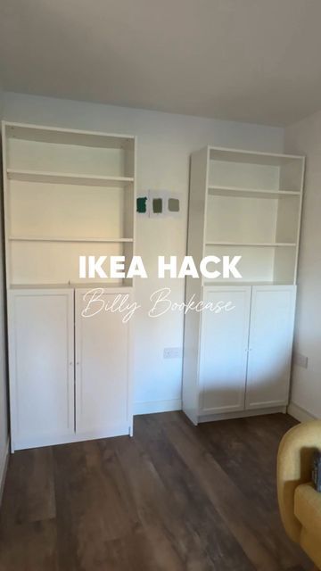 Billy Bookcase Styling, Bookcase Hack, Ikea Uk, Living Room Hacks, Weekend With Friends, Billy Bookcases, Billy Bookcase Hack, Ikea Crafts, Ikea Kallax Hack