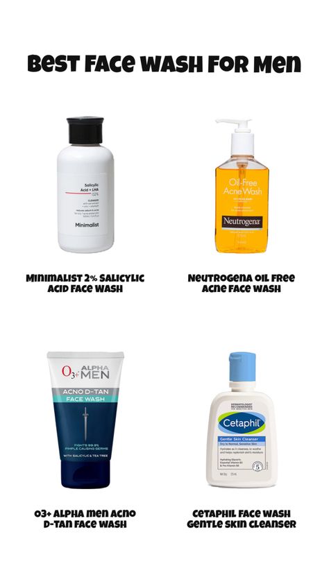 Try any one of this face wash to get the clear and glowing skin for men. Glowing Skin For Men, Best Face Wash For Men, Clear And Glowing Skin, Face Wash For Men, Best Face Wash, Best Face, Face Wash, Clear Skin, Glowing Skin