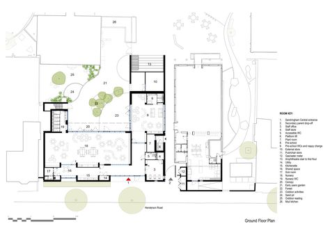 Image 14 of 18 from gallery of Sandringham Primary School / Walters & Cohen. Ground Floor Plan Primary School Design Architecture Plan, Primary School Plan Architecture, Primary School Plan, Primary School Architecture, Primary School Design, School Floor Plan, High School Plan, School Floor, Floor Plan With Dimensions