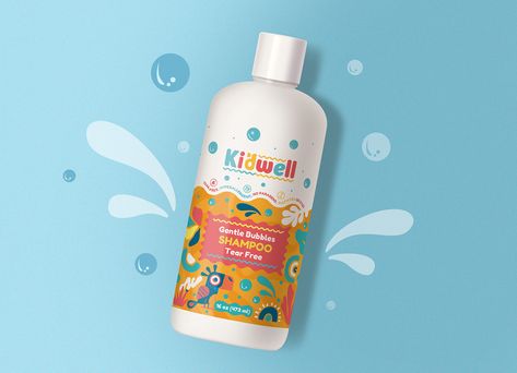 Logo & Labels Design for Kids Shampoo & Conditioner Kids Shampoo Packaging, Style Scape, Kids Package Design, Shampoo Label, Shampoo Packaging, Kids Package, Shampoo Brands, Bullet Journal Paper, Labels Design