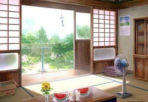 ✍ Daily Ambient Atmosphere for Writing & more ✍    Listen to “Summer Day in Japan”    #Japan #Summer #Summerday #Summertime #Writing #WritingHelp #Inspiration #Imagination #AmbientMixer Anime House, Anime Places, Scenery Background, Anime Room, Japan Design, Animation Background, Environment Design, Japanese House, Anime Background