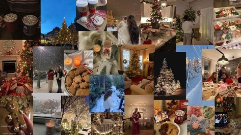 christmas winter laptop wallpaper collage Christmas Vision Board Wallpaper, Christmas Collage Wallpaper Laptop, Winter Cozy Aesthetic Wallpaper, Xmas Wallpaper Laptop, Winter Macbook Wallpaper, Christmas Laptop Background, Christmas Laptop Wallpaper Aesthetic, Christmas Astetic, Winter Laptop Wallpaper