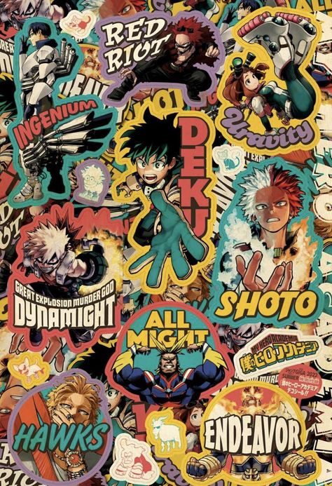 Anime Magazine Cover My Hero Academia, Mha Wallpaper, Iphone Wallpaper Music, Hero Poster, Academia Wallpaper, Image Film, Mha Stuff, Ochako Uraraka, Anime Cover Photo