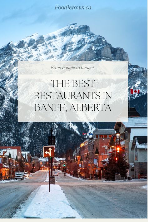 Where to eat in Banff, Alberta Foodietown.ca Vancouver Travel Guide, Montreal Travel Guide, Visiting Niagara Falls, Montreal Travel, Alberta Travel, Vancouver Travel, Travel Prep, Canadian Fashion, Canada Travel Guide