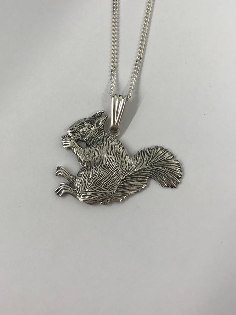 Squirrel Jewelry, Squirrel Necklace, Skull Earrings, Love Ring, Animal Jewelry, Earrings Photo, Sterling Silver Necklaces, Beautiful Rings, Silver 925