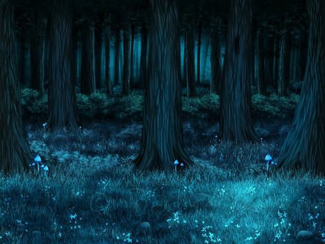 Aesthetic Dark Forest, Dark Forest Background, Gacha Backgrounds Outside, Highschool Au, Episode Backgrounds, Forest Background, Night Background, Night Forest, Green Screen Video Backgrounds