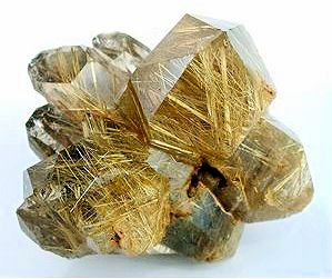 Rutilated Quartz Crystal Quartz Properties, Rutilated Quartz Crystal, Faceted Gems, Rocks And Gems, Minerals And Gemstones, Quartz Cluster, Tourmaline Crystal, Gems And Minerals, Rutilated Quartz