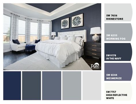 Guest Bedroom Colors, Living Room Color Schemes, Room Color Schemes, Bedroom Color Schemes, Bedroom Paint Colors, New Home Builders, Gray Interior, Bedroom Paint, Bedroom Layouts