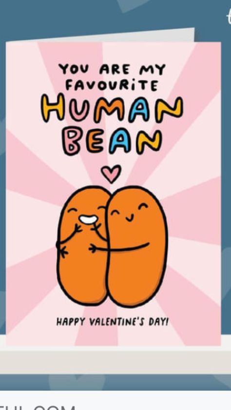 Valentines Day Puns, Food Quotes Funny, Valentines Puns, Good Luck New Job, Bar Card, Human Bean, Cute Valentines Day, Cute Puns, Cute Couple Gifts