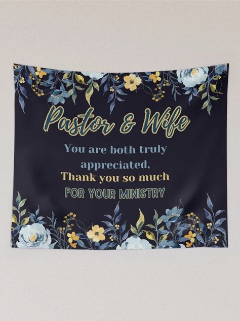 "Pastor Appreciation Gifts, Pastor and Pastor's Wife Appreciation Gift, Ordination, Thanksgiving, Christmas, Retirement" Tapestry for Sale by 100xGifts Foryou | Redbubble Pastor And Wife Anniversary Ideas, Pastor Appreciation Party Ideas, Pastor Day Decorations Ideas, Pastor Appreciation Ideas Decoration, Pastor Appreciation Ideas, Pastor Retirement, Pastors Wife Appreciation, Pastor Appreciation Day, Pastor Appreciation Gifts